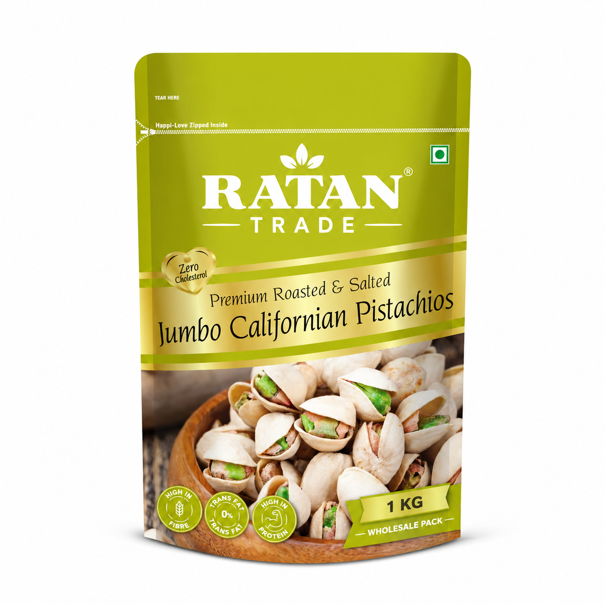 RATAN TRADE INDIA Premium 4-in-1 Dry Fruits Combo Pack 1600g | Almonds, Pistachios, Cashews & Walnuts