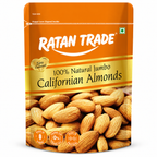 RATAN TRADE INDIA Premium California Almonds 1kg + Pistachios 1kg Combo Pack | 2kg Dry Fruits Combo