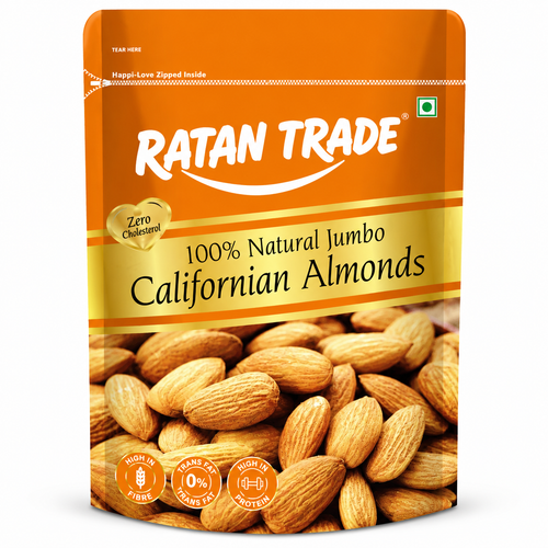 RATAN TRADE INDIA Premium California Almonds 1kg + Pistachios 1kg Combo Pack | 2kg Dry Fruits Combo