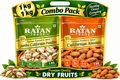 RATAN TRADE INDIA Premium California Almonds 1kg + Pistachios 1kg Combo Pack | 2kg Dry Fruits Combo